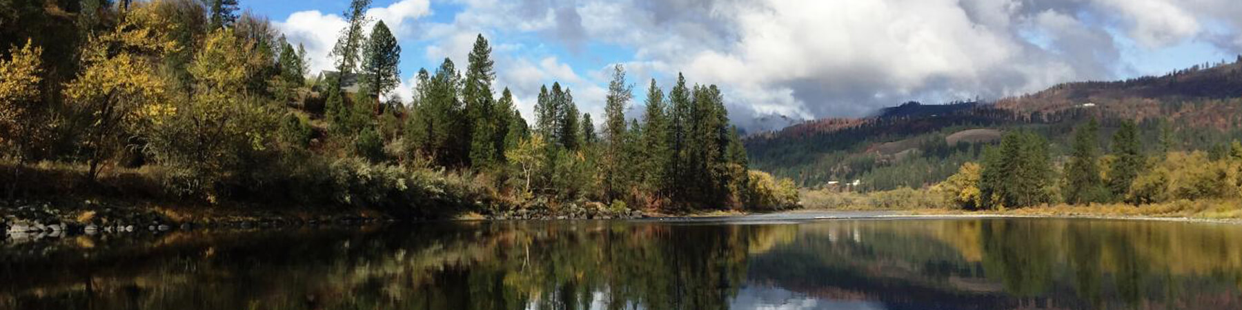 River and mountains