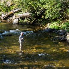 wet wade fly fishing