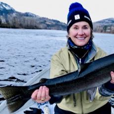 lady angler steelhead