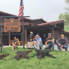 family black bear hunts