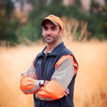 Chad Weber in canyon, Chad Weber bio pic