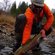 Ian with fish, Ian Privette