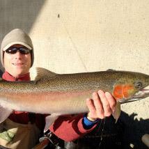 Ryan with fish, Ryan Nelson